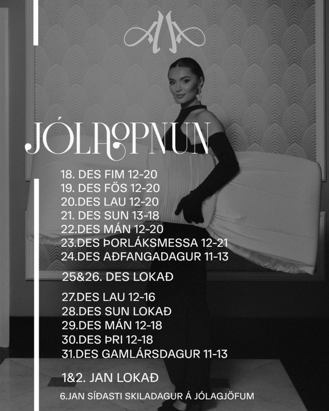 JÓLAOPNUN & SÍÐASTI SÉNS Á PÓSTSENDINGUM