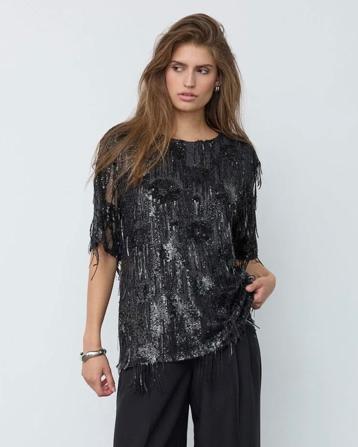 Co'Couture - Tyra Sequin Blouse