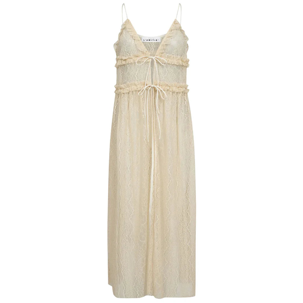 HAUTE L'AMITIÉ - New Lace Tie Dress