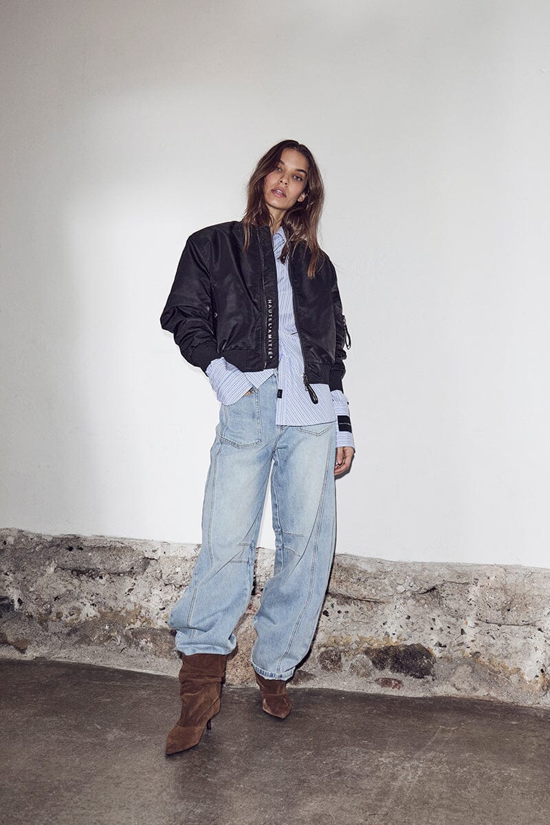 HAUTE L'AMITIÉ - Barrel Front Pocket Jeans TALL