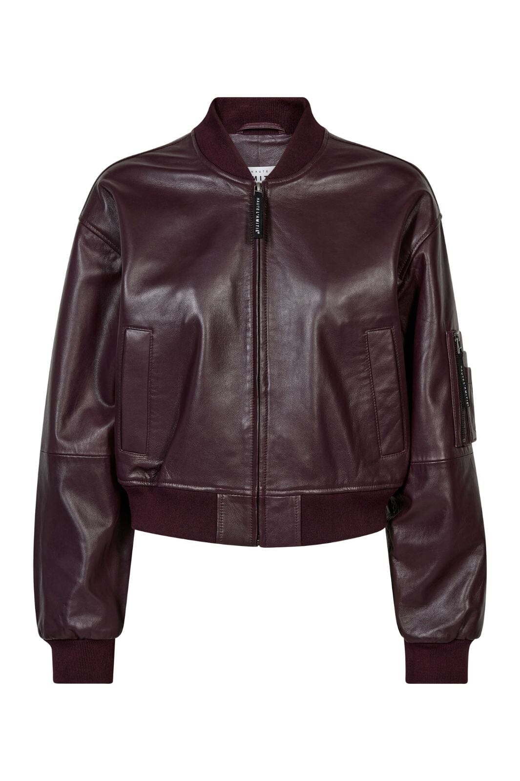HAUTE L'AMITIÉ - Yasmin Leather Bomber Jacket