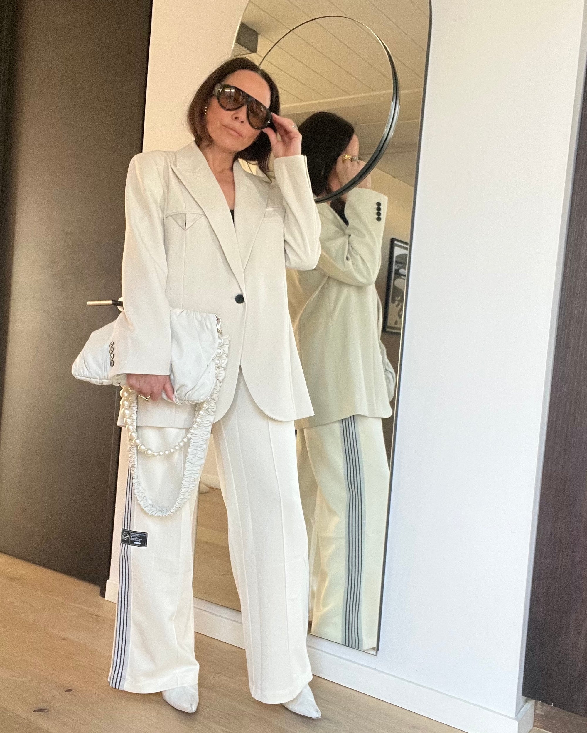 HAUTE L'AMITIÉ - Baggy Track Pants TALL