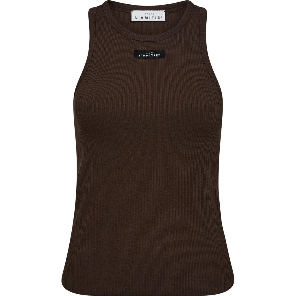 HAUTE L'AMITIÉ - Rib Badge Tank