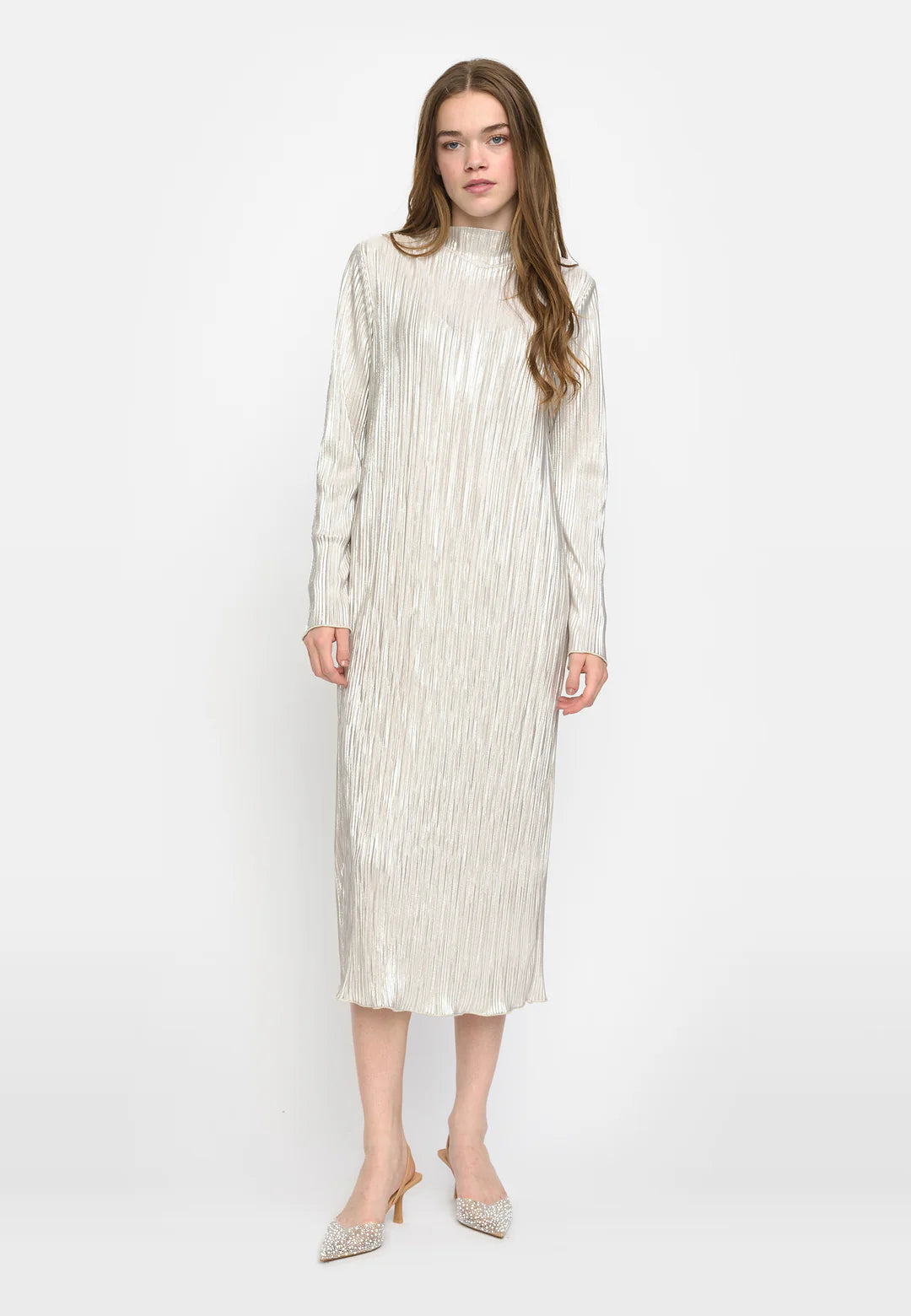 SR - Nevaeh Boat Neck Midi Dress