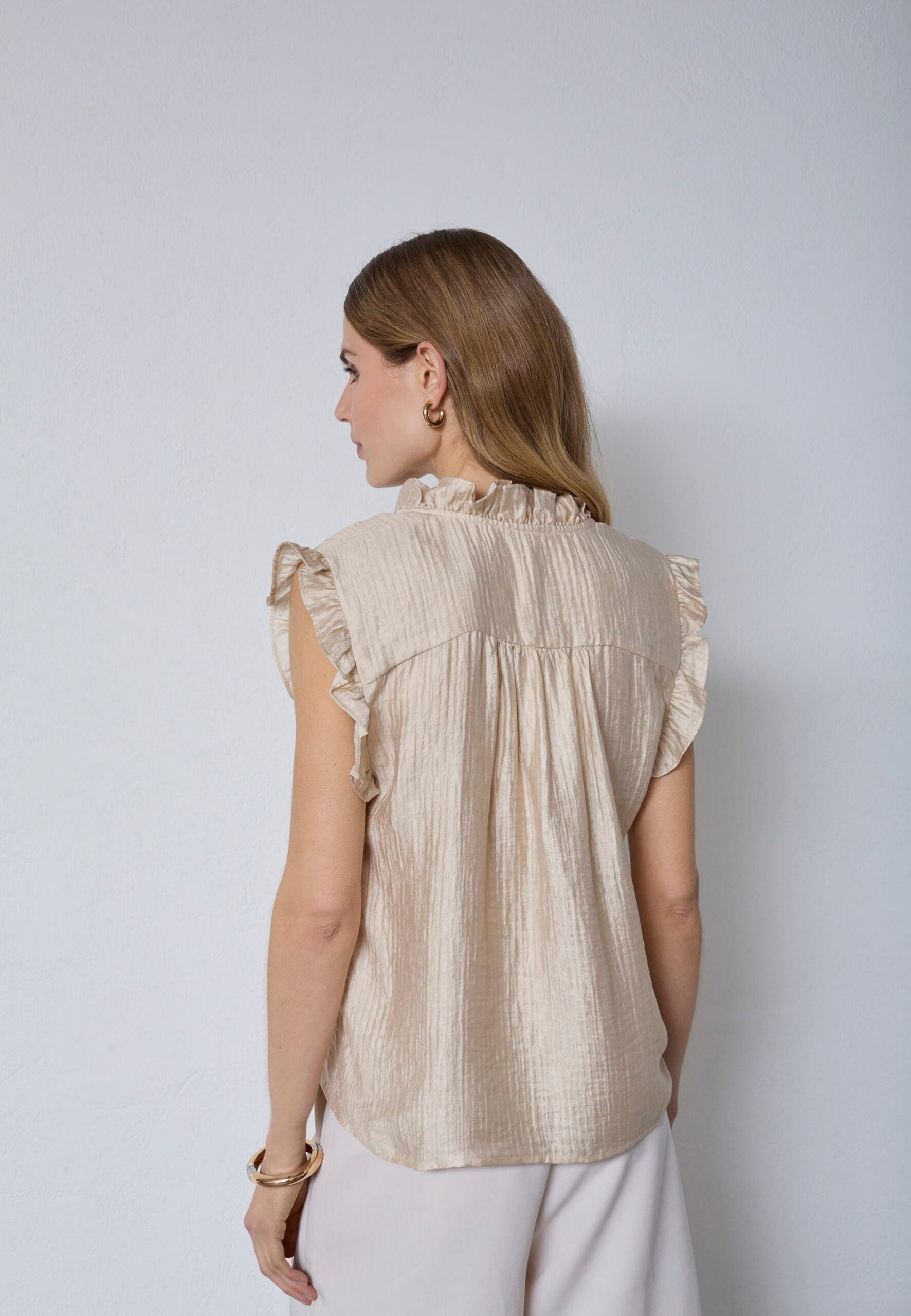 Co'Couture - Tassy Frill Top