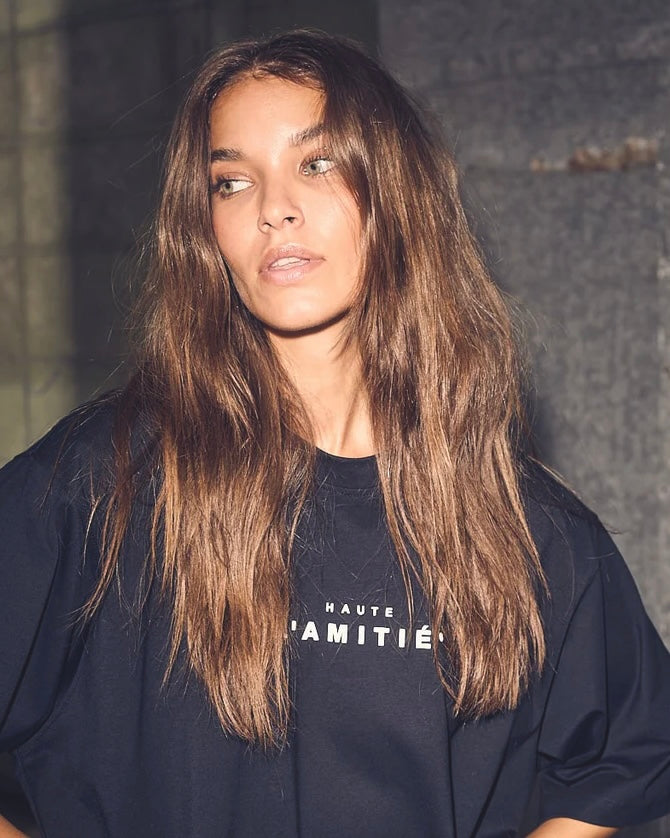 HAUTE L'AMITIÉ - Crew Rub Print Tee