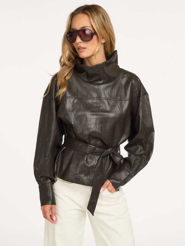 Co'Couture - Gitt Funnel Neck Blouse