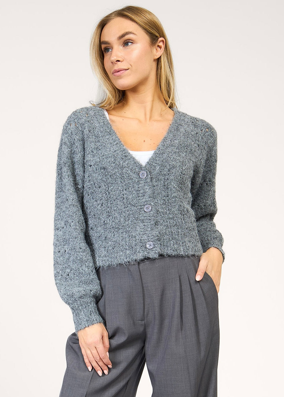 Co'Couture - Pointelle Cardigan