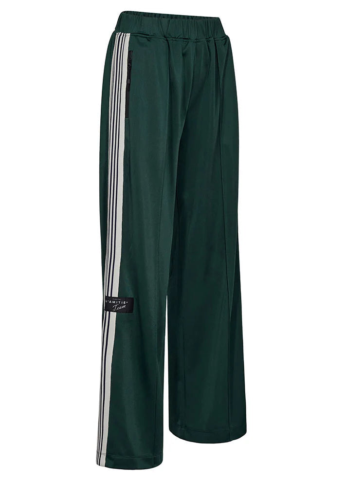 HAUTE L'AMITIÉ - Baggy Track Pants Sporty Green