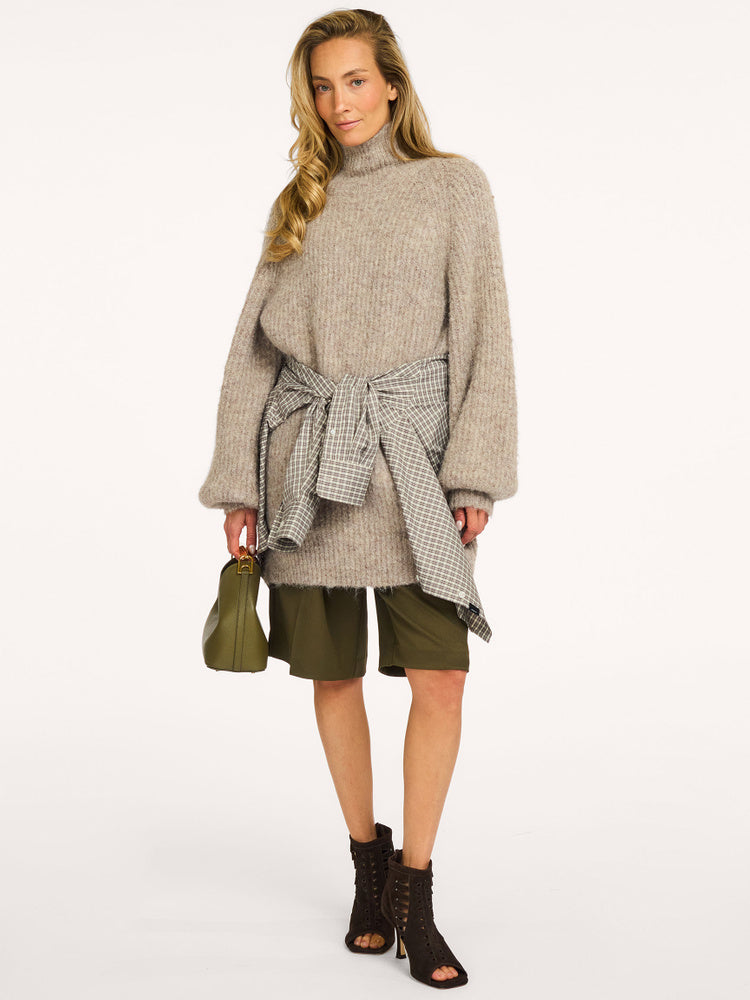 HAUTE L'AMITIÉ - Darcia Rib Collar Knit