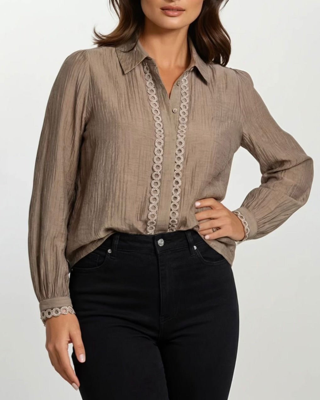 Co'Couture - Tassy Lace Shirt