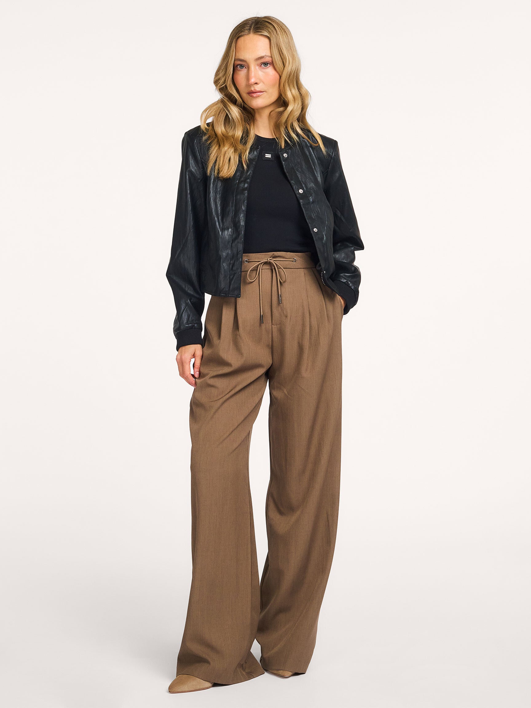 HAUTE L'AMITIÉ - Michelle Tailor Tie Pant TALL