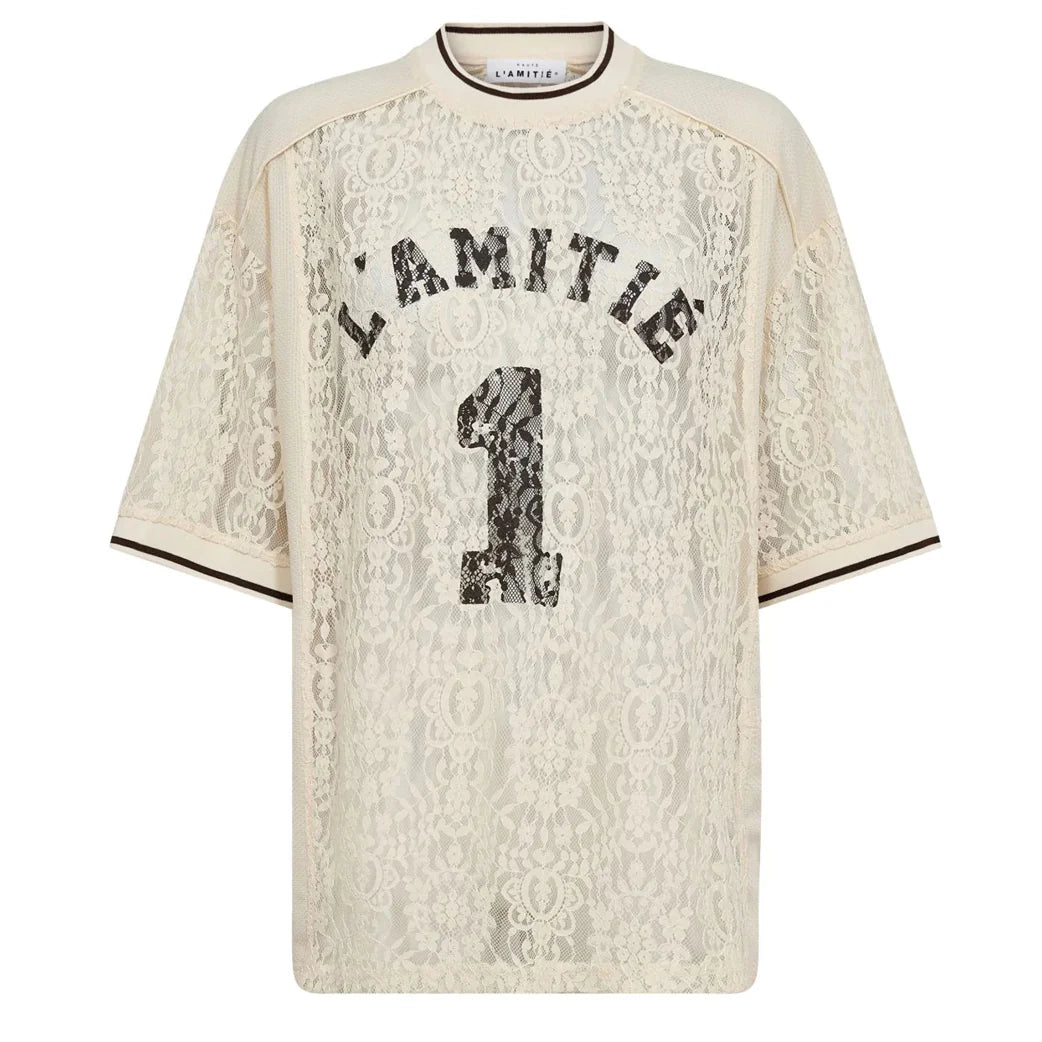HAUTE L'AMITIÉ - Lace Football Tee