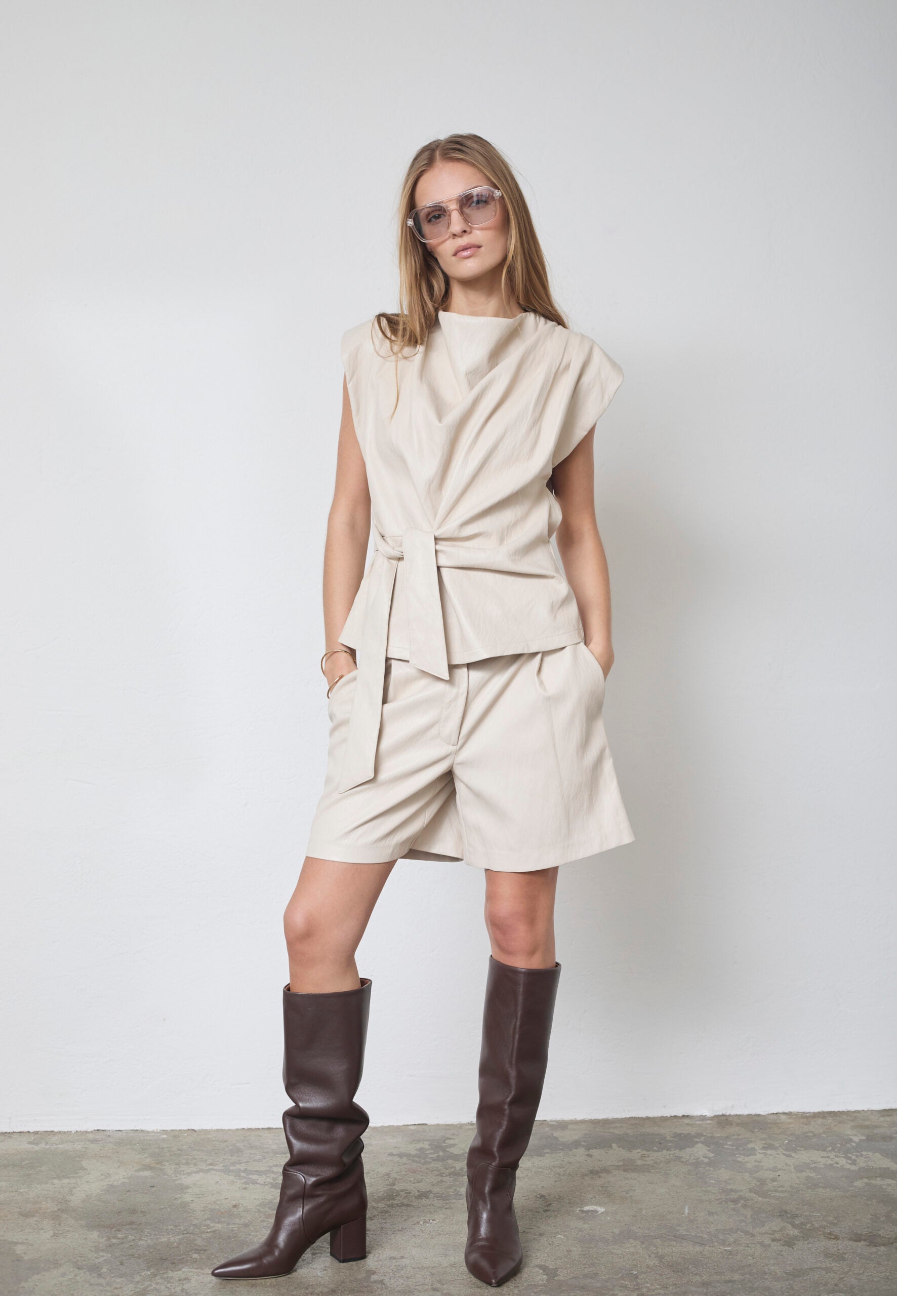 Co'Couture - Gitt Pleat Top