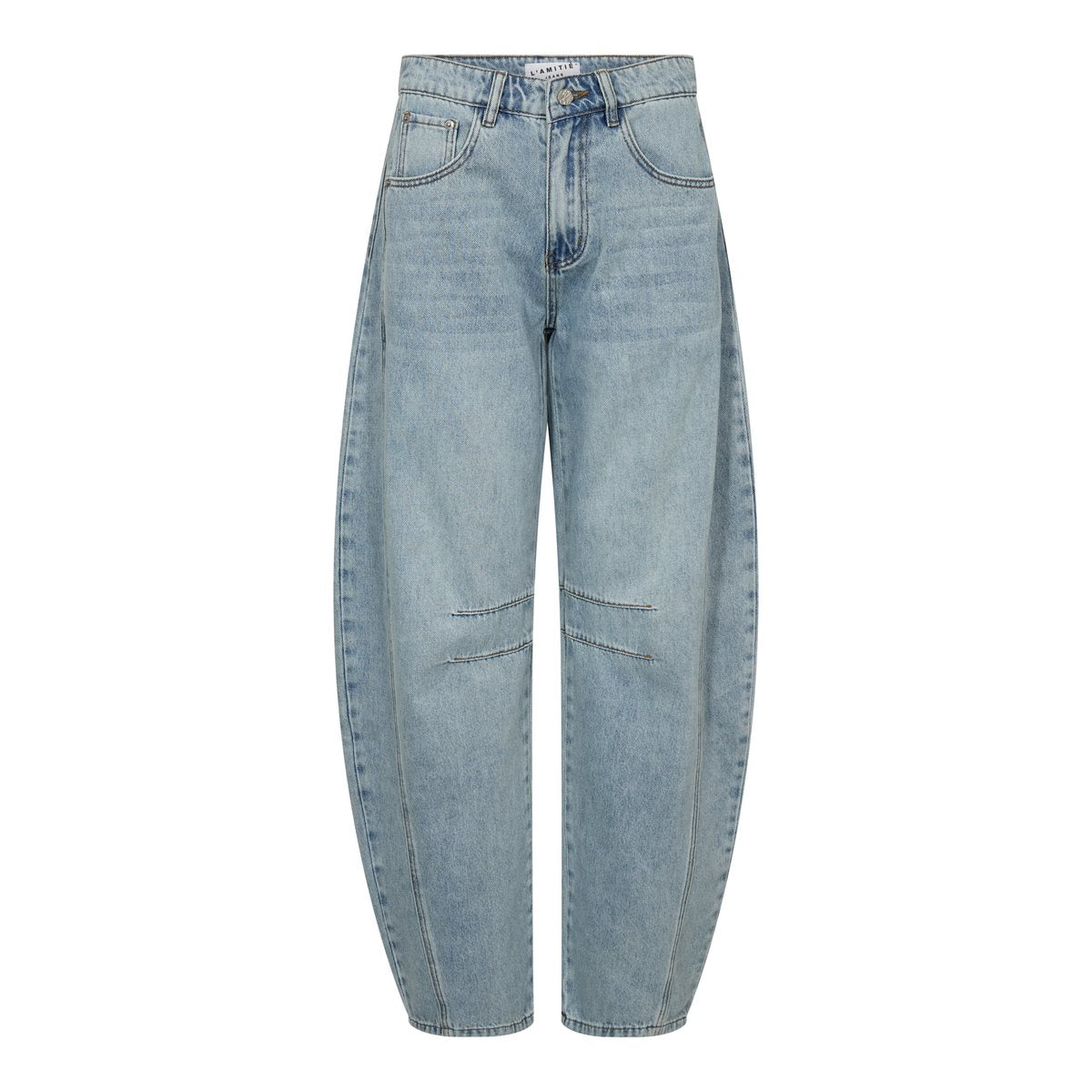 HAUTE L'AMITIÉ - Drew Barrel Panel Jeans Regular