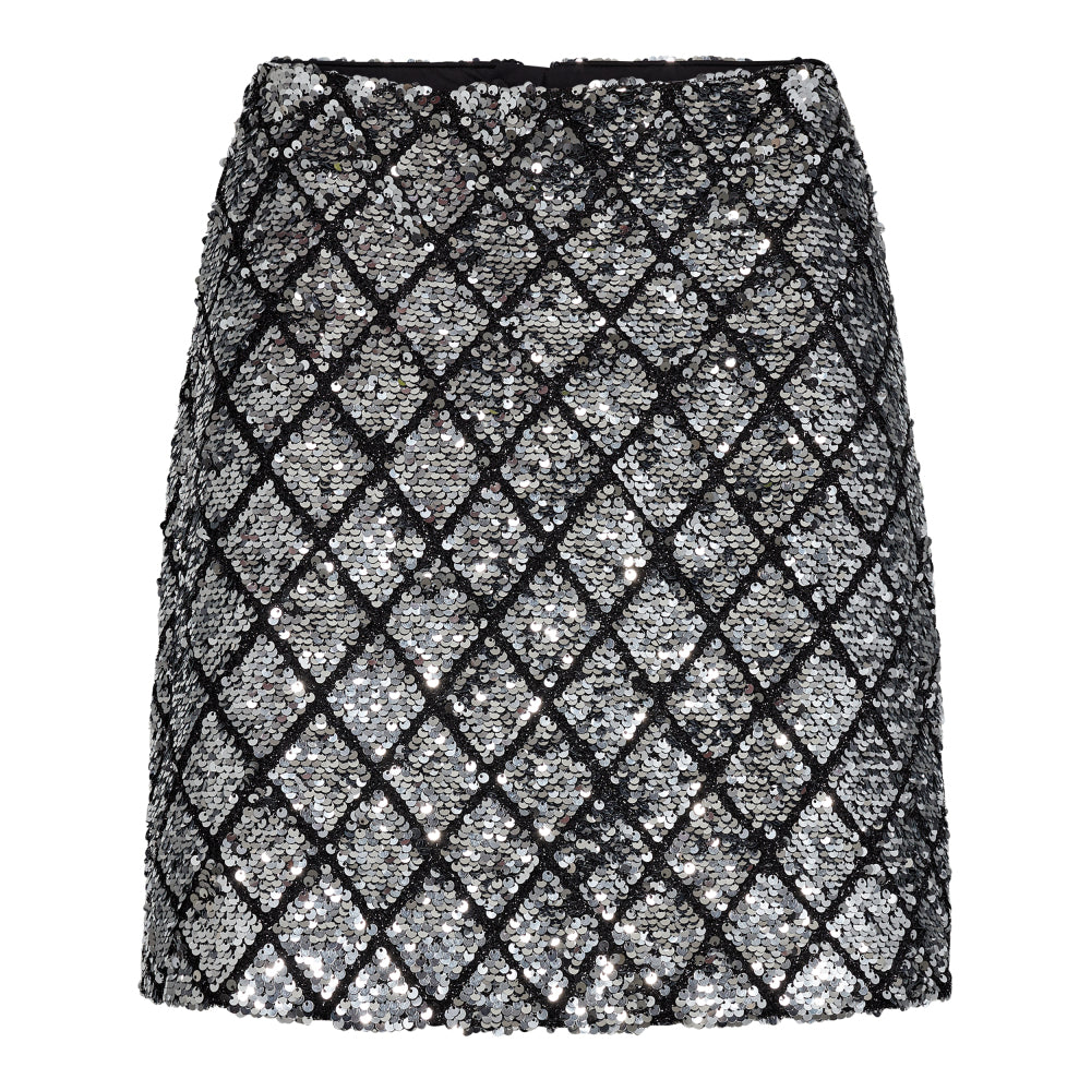 Co'Couture - Cubic Sequin Mini Skirt