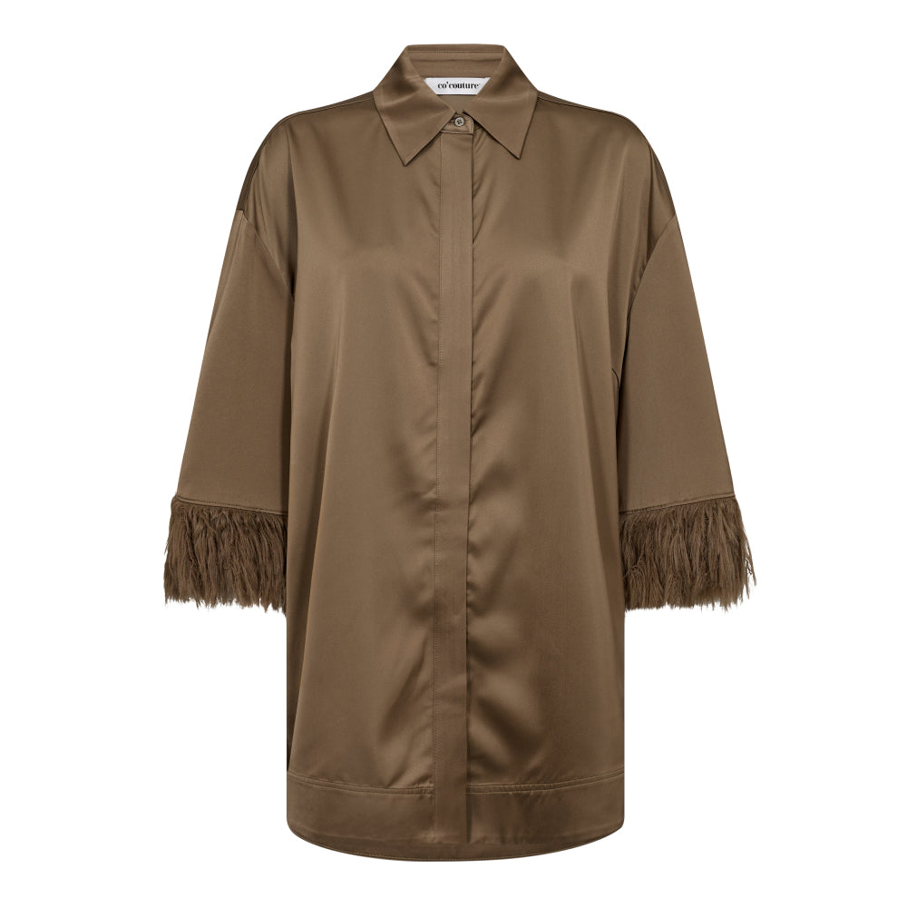 Co'Couture - Adna Feather Shirt