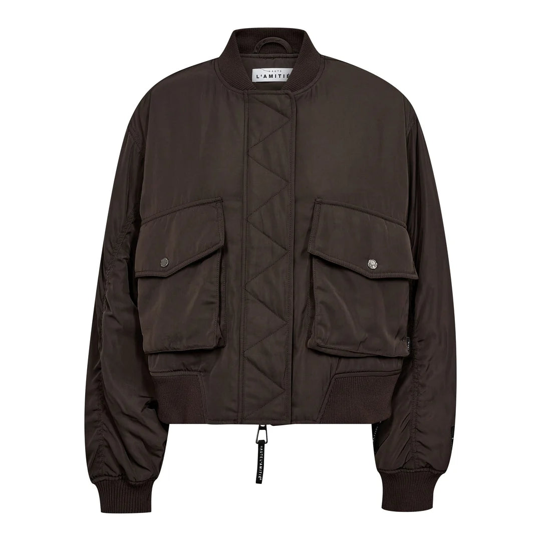 HAUTE L'AMITIÉ - Bailey Zipper Bomber