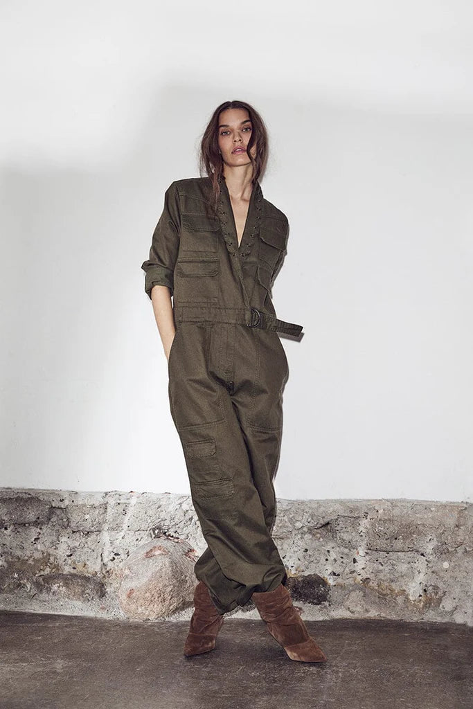 HAUTE L'AMITIÉ - Pielle Twill Boiler Suit