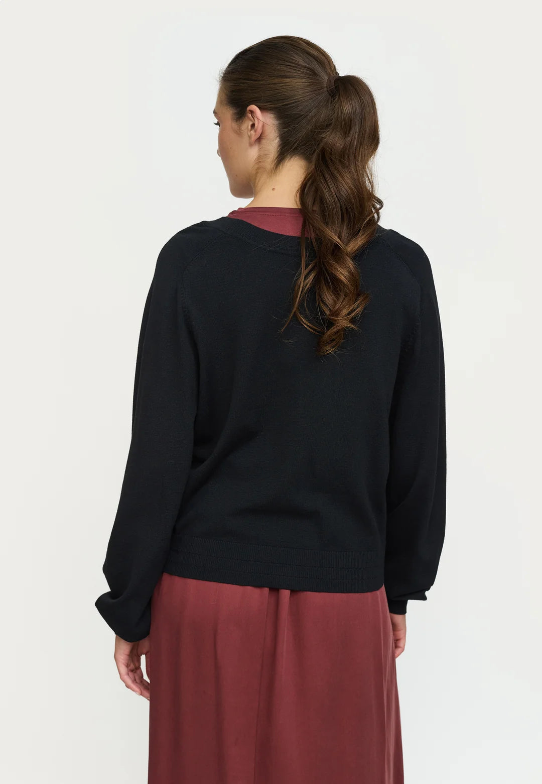 SR - Marla Reverse Cardigan Knit