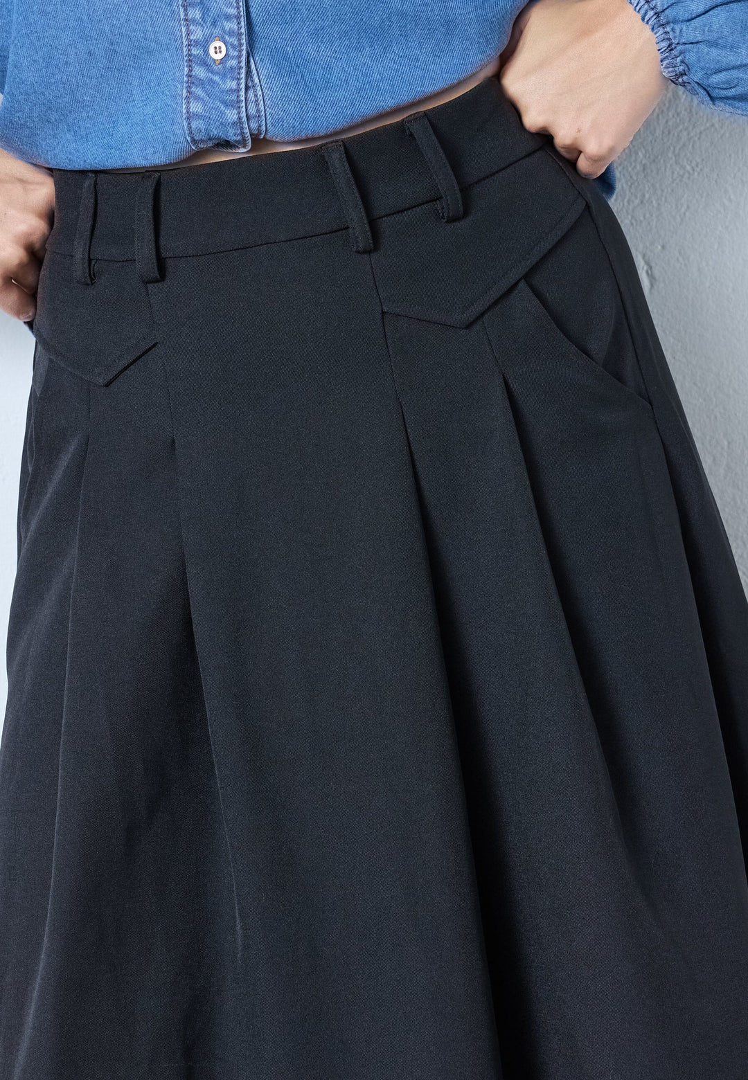 Co'Couture - Luna Pocket Pleat Skirt