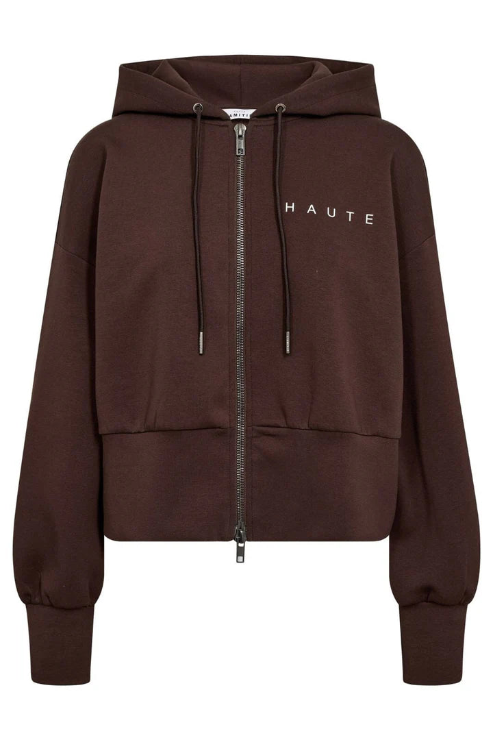 HAUTE L'AMITIÉ - Maxi Split Zip Hoodie