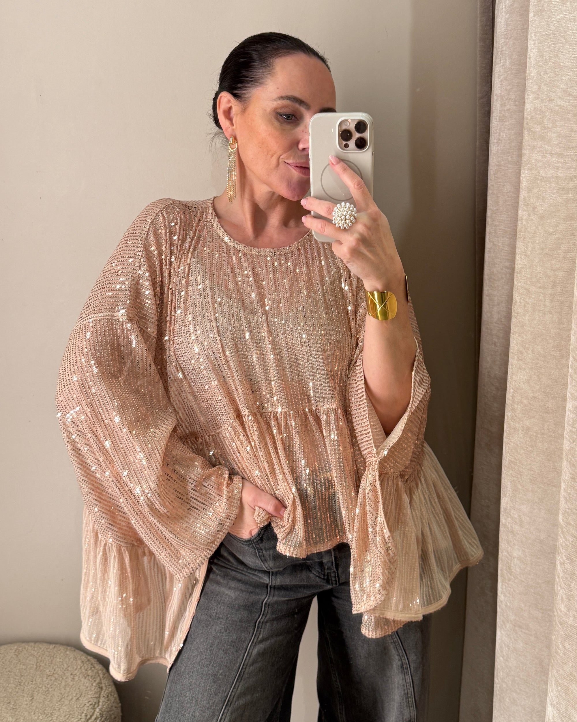 AndreA - Wing Top Sequin