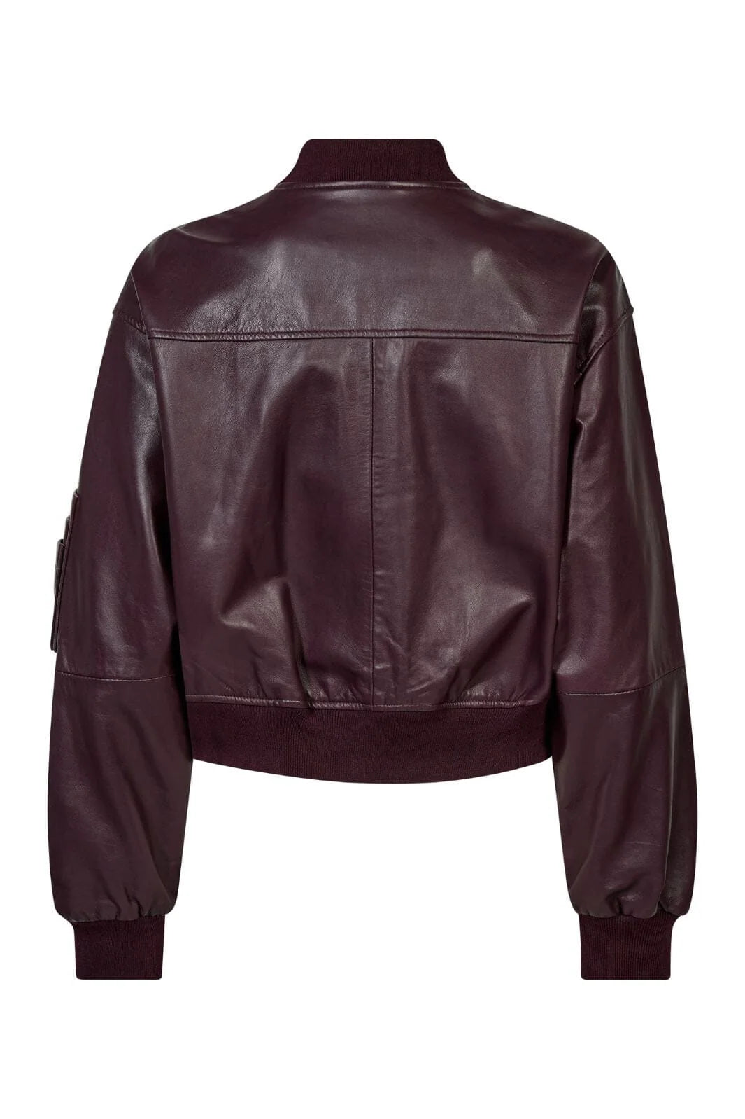 HAUTE L'AMITIÉ - Yasmin Leather Bomber Jacket