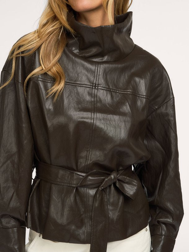 Co'Couture - Gitt Funnel Neck Blouse