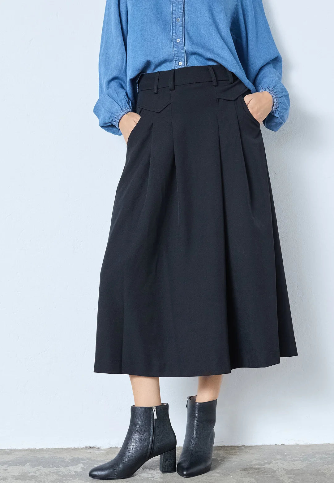 Co'Couture - Luna Pocket Pleat Skirt