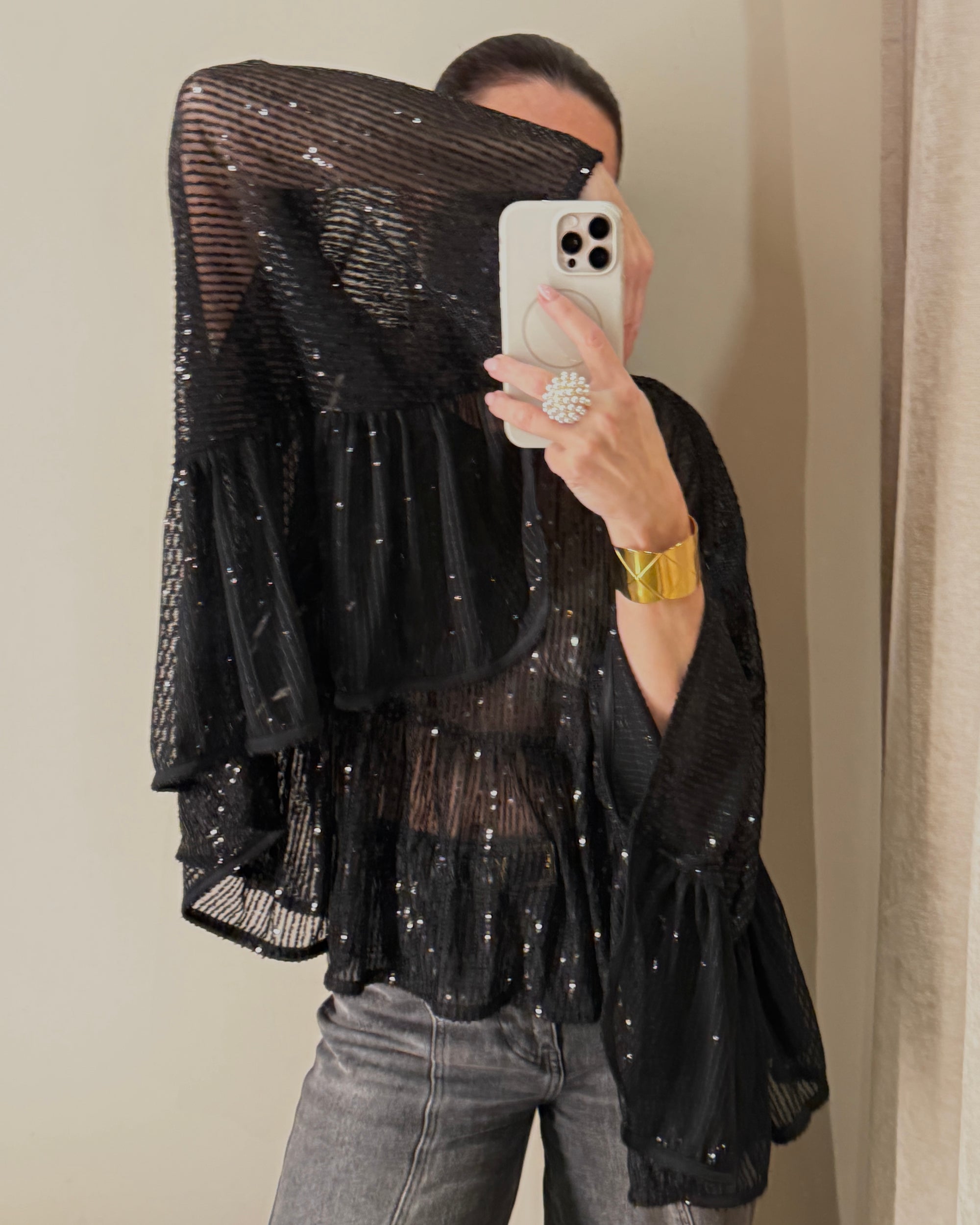 AndreA - Wing Top Sequin