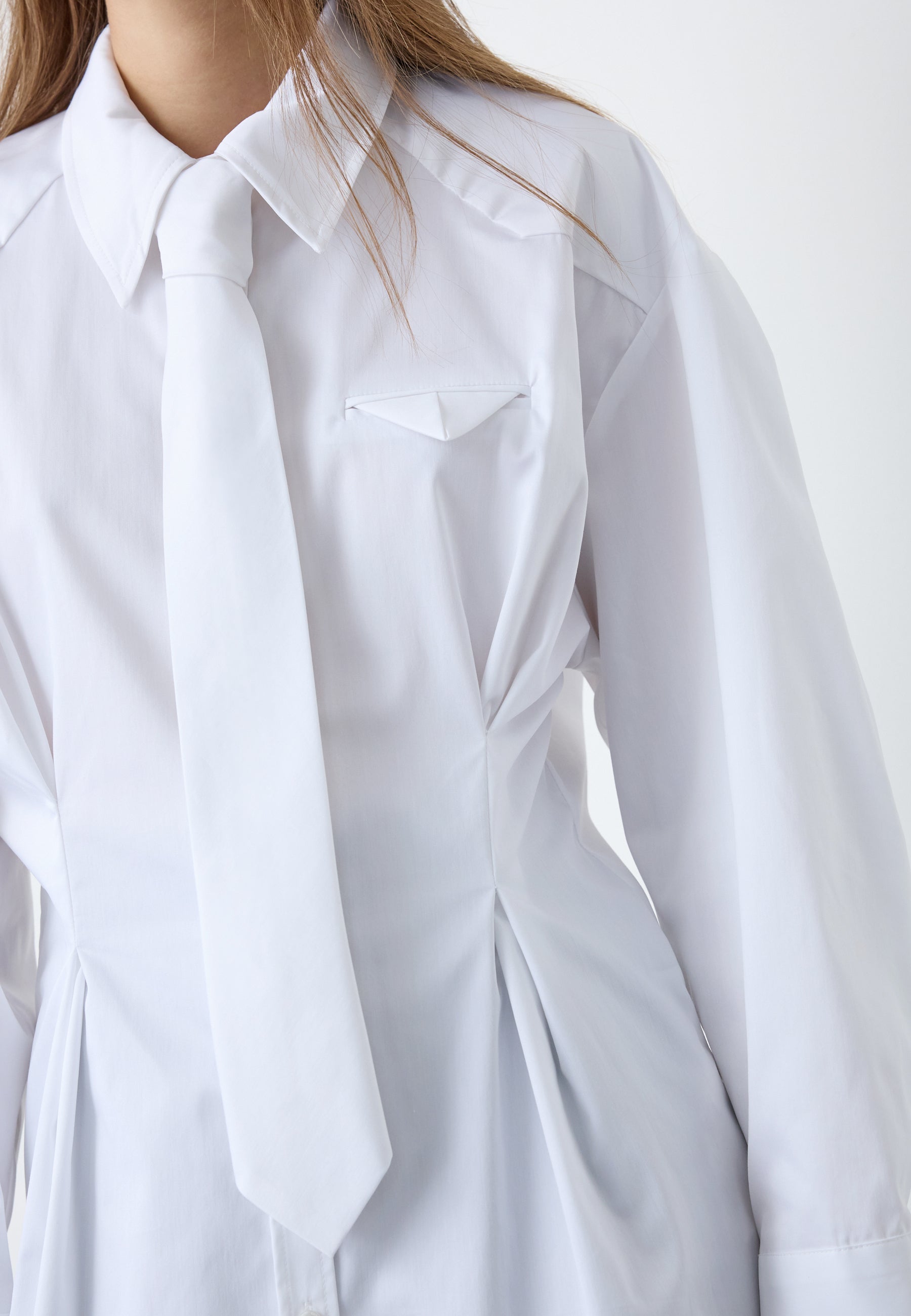 Co'Couture - Dalia Tie Pleat Shirt