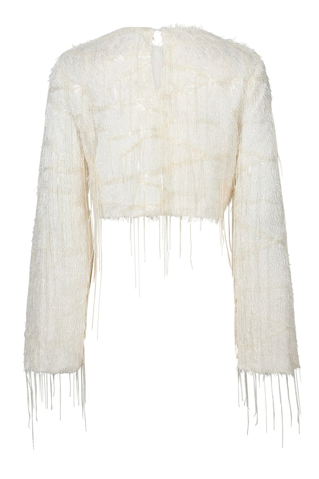 HAUTE L'AMITIÉ - Sequin Fringe Blouse