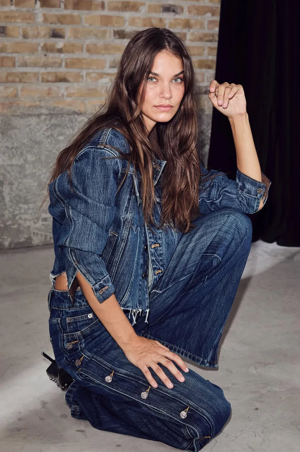 HAUTE L'AMITIÉ - Denize Button Jeans