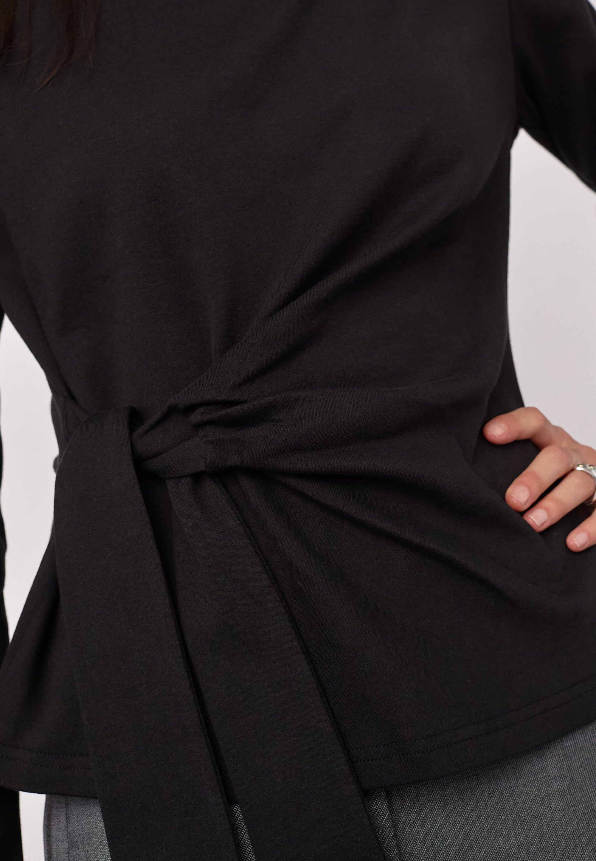 Co’Couture - Oriane Pleat Tie Sleeve Tee