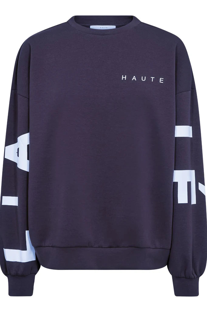 HAUTE L'AMITIÉ - Maxi Split Logo Sweat