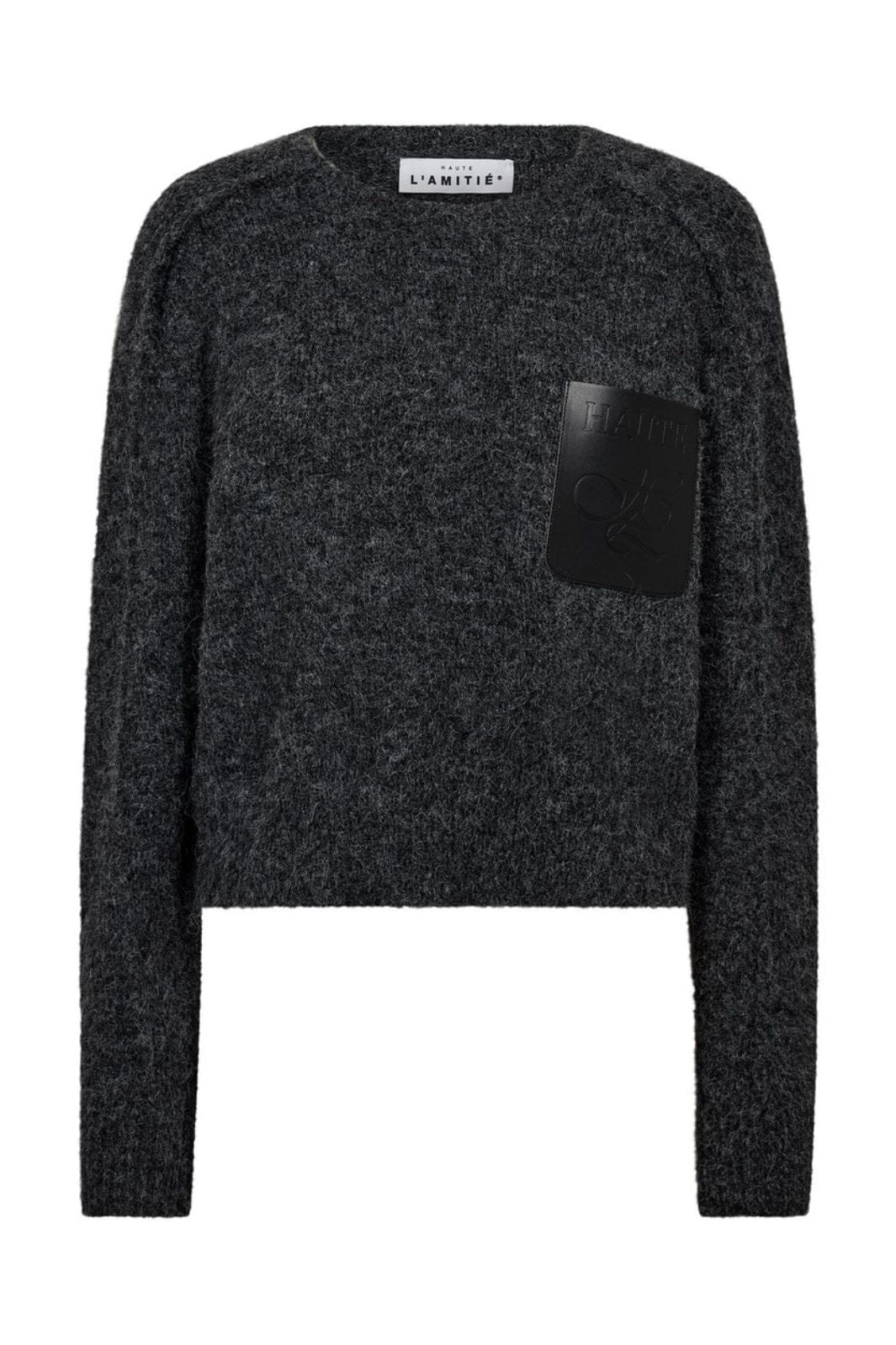 HAUTE L'AMITIÉ - Darcia Reverse Crop Pocket Knit