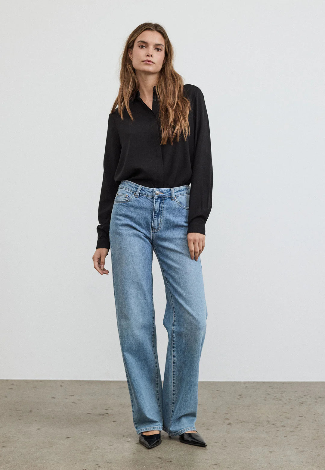 SR - Willa Midwaist Wide Jeans