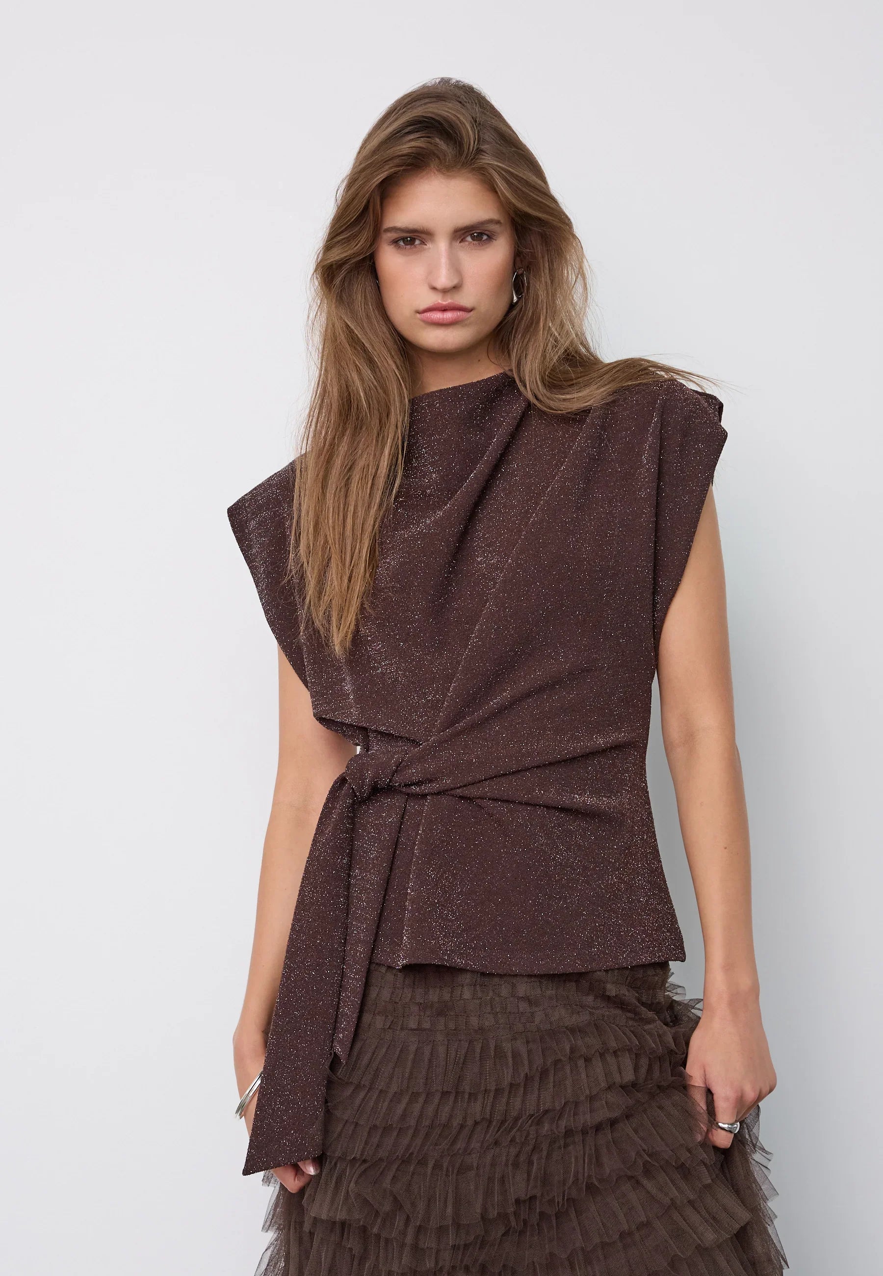 Co'Couture - Esti Pleat Top