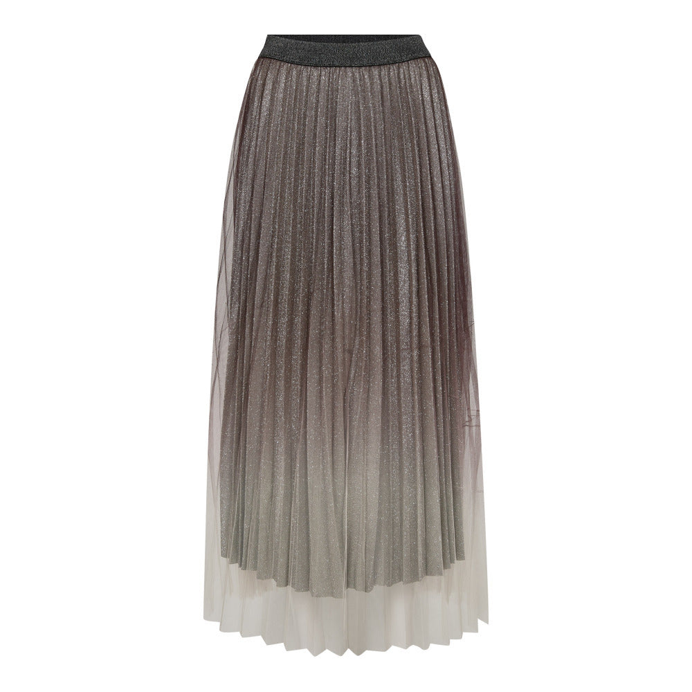 Co'Couture - Glitter Plissé Skirt