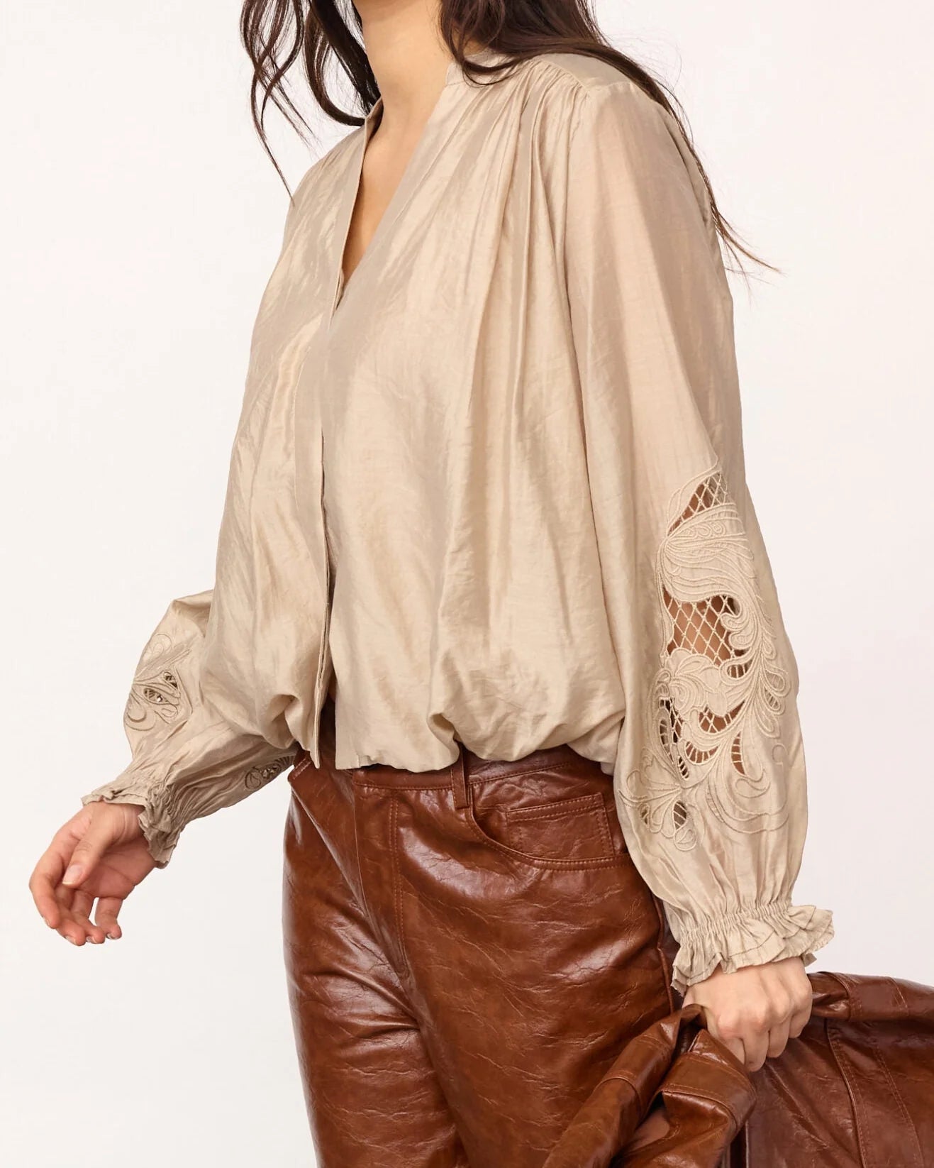 Co'Couture - Melin Balloon Emb Shirt