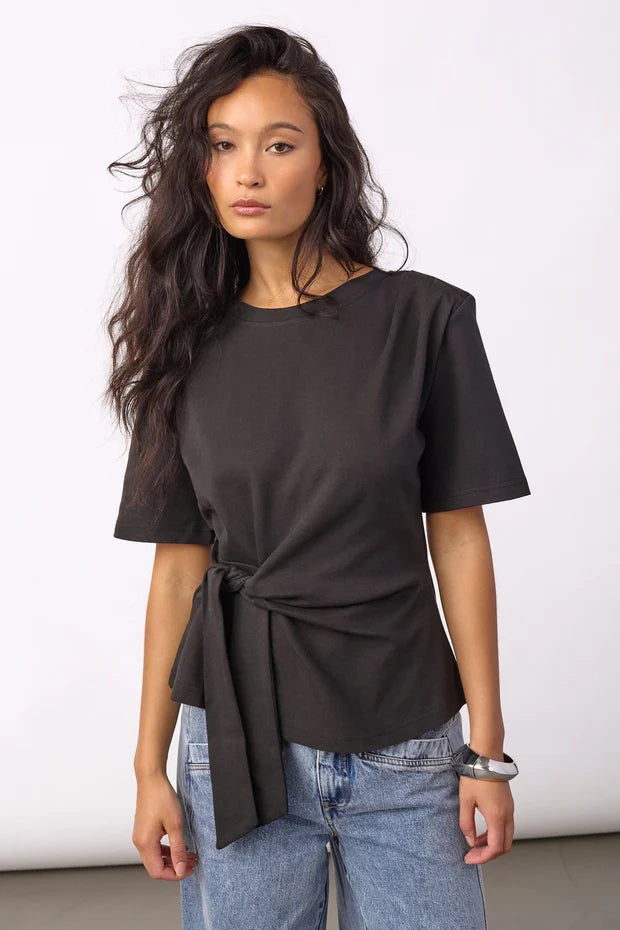 Co'Couture - Oriane Pleat Tie Tee