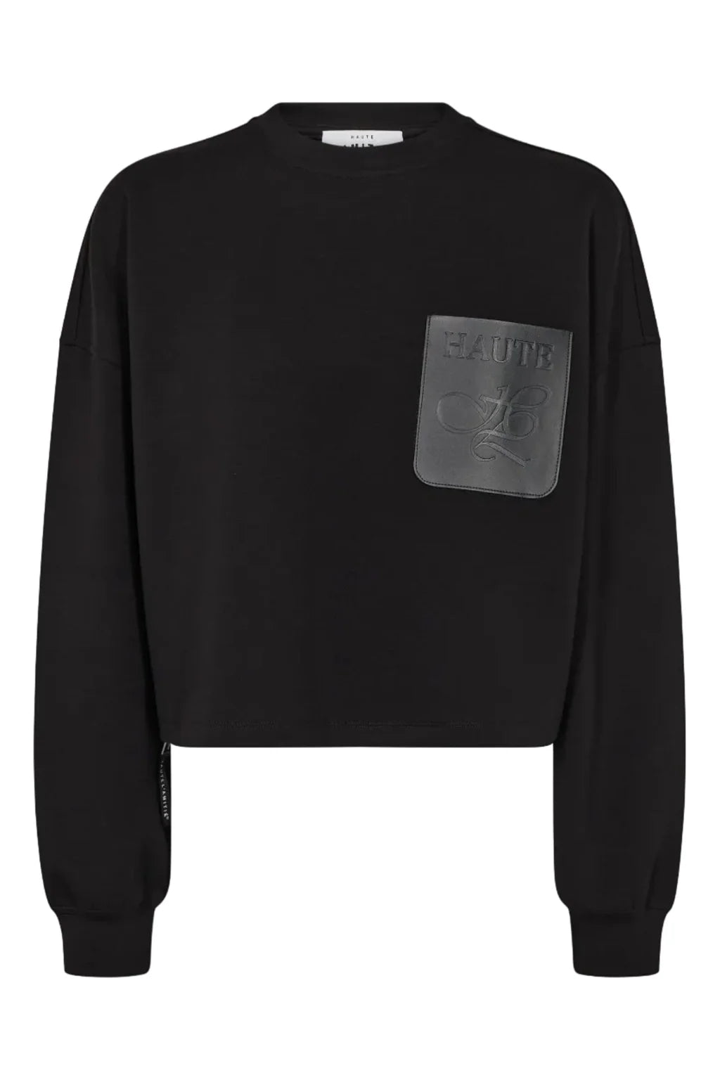 HAUTE L'AMITIÉ - Maxi Crop Zip Pocket Sweat
