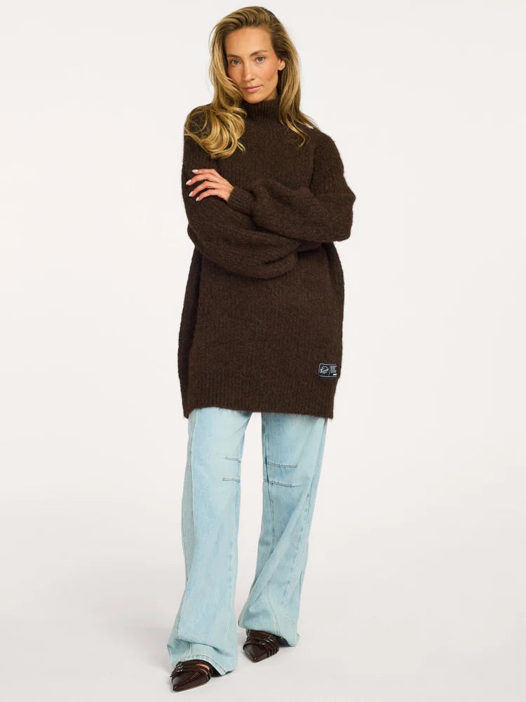 HAUTE L'AMITIÉ - Darcia Rib Collar Knit