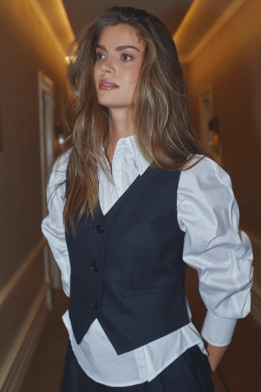 Co'Couture - Sibelle Open Back Vest