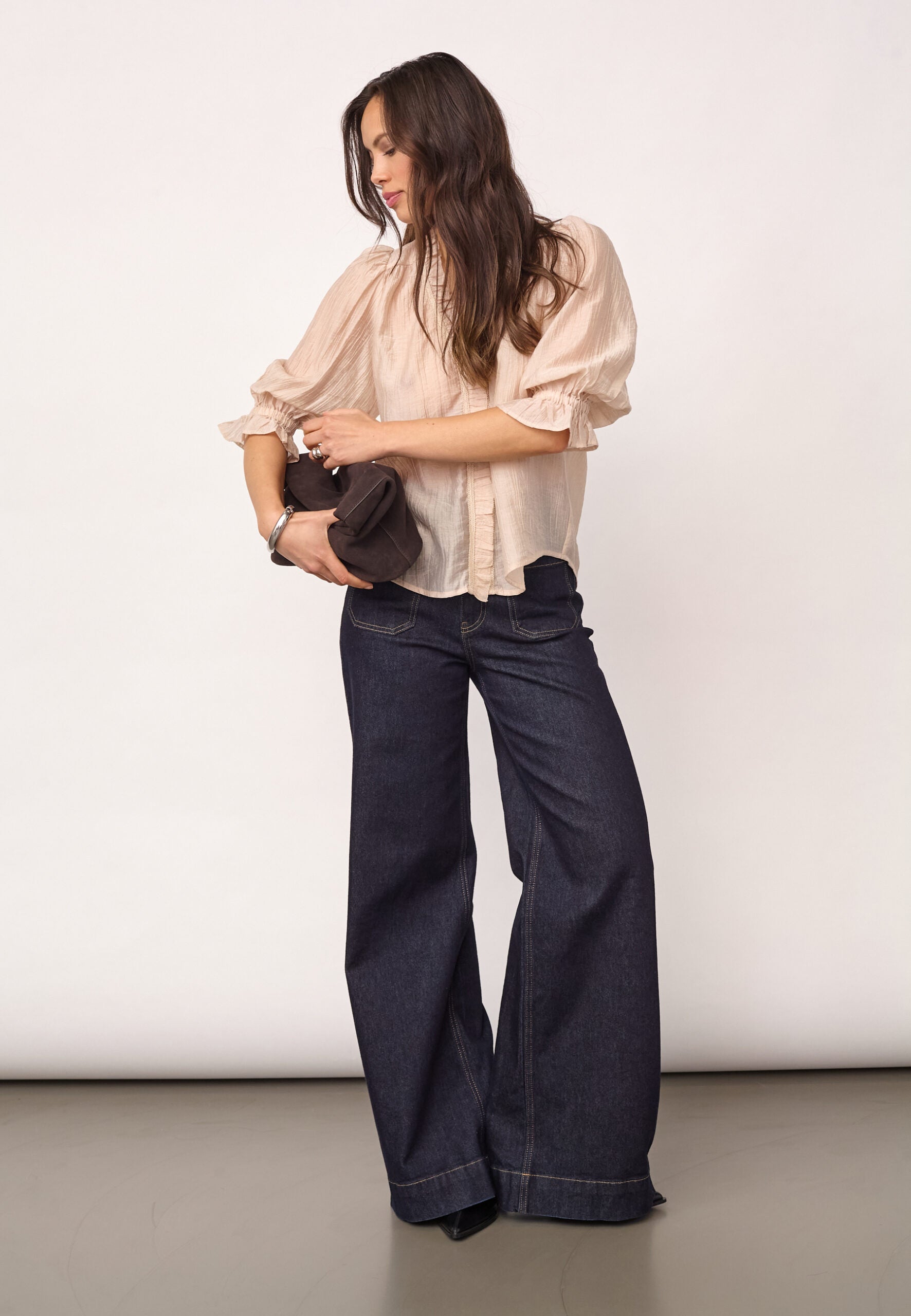 Co'Couture - Avi Lace V Blouse