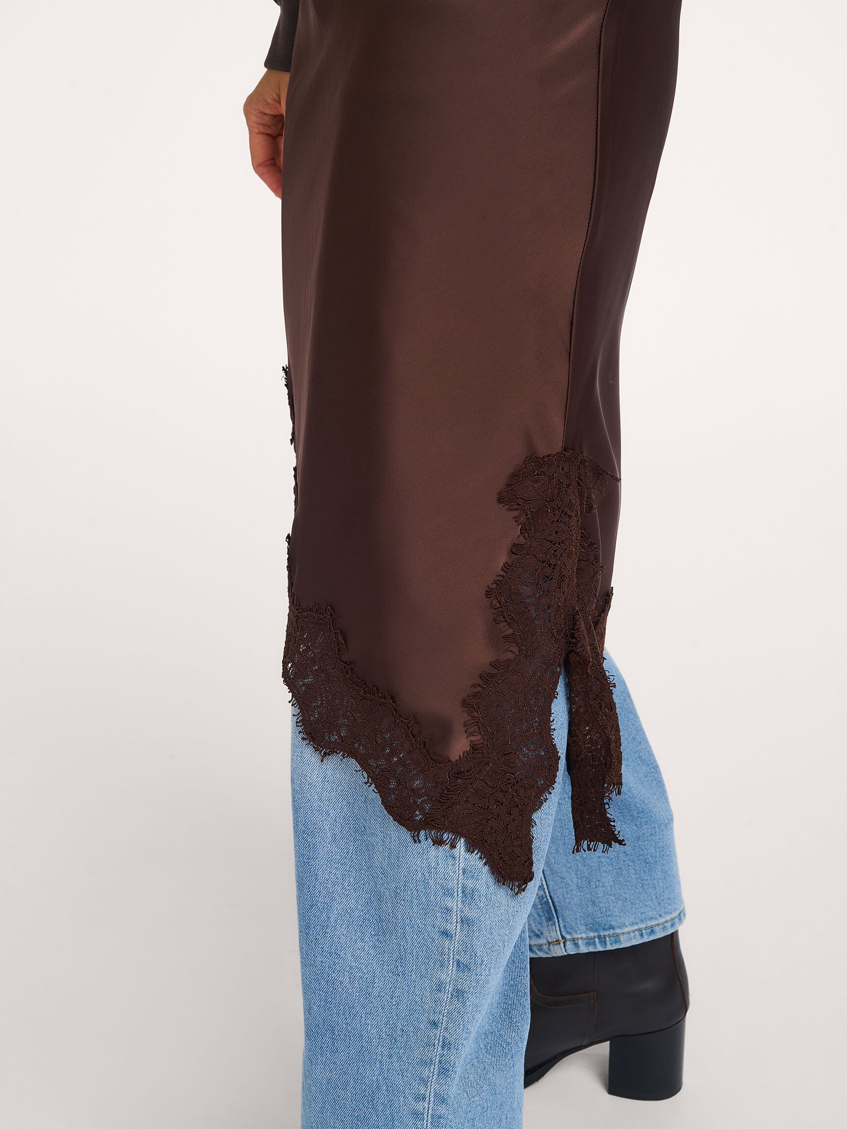 HAUTE L'AMITIÉ  - Naomi Asym Lingerie Dress