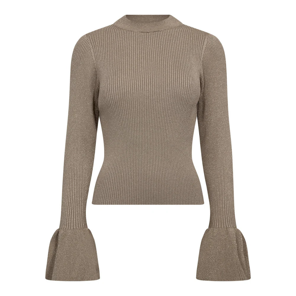Co'Couture - Balin Lurex Turtleneck Knit