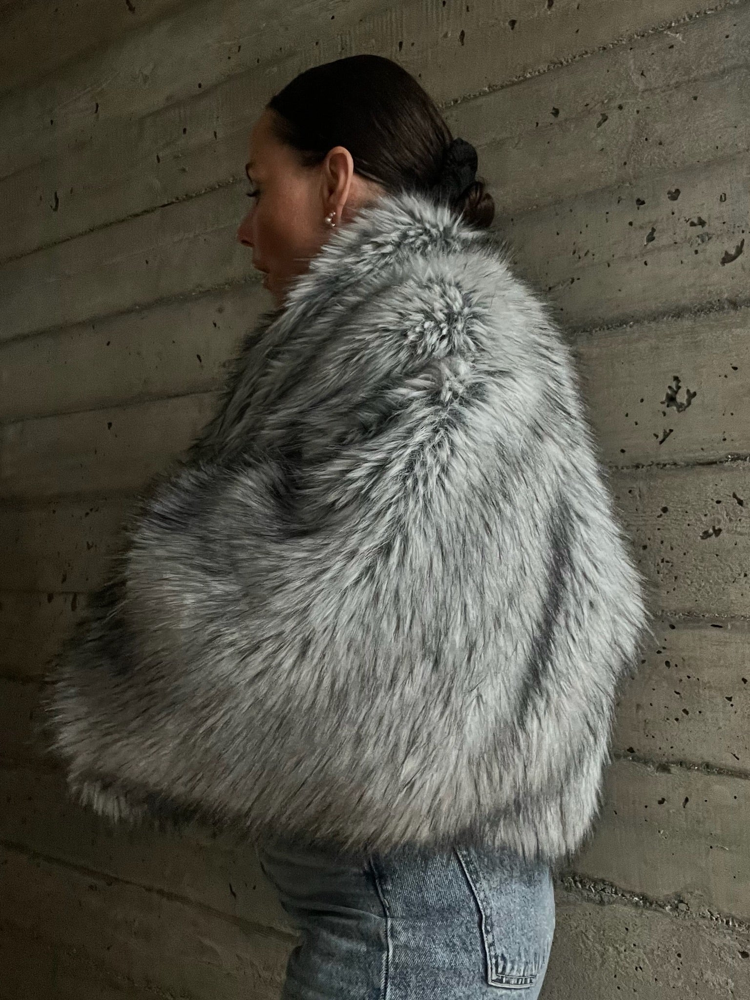 MEIMEIJ - Fur Coat Cropped