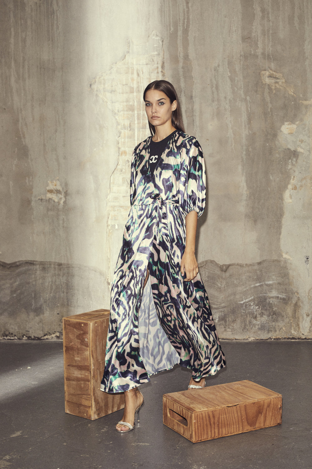 Co'Couture - Zebra Wrap Dress